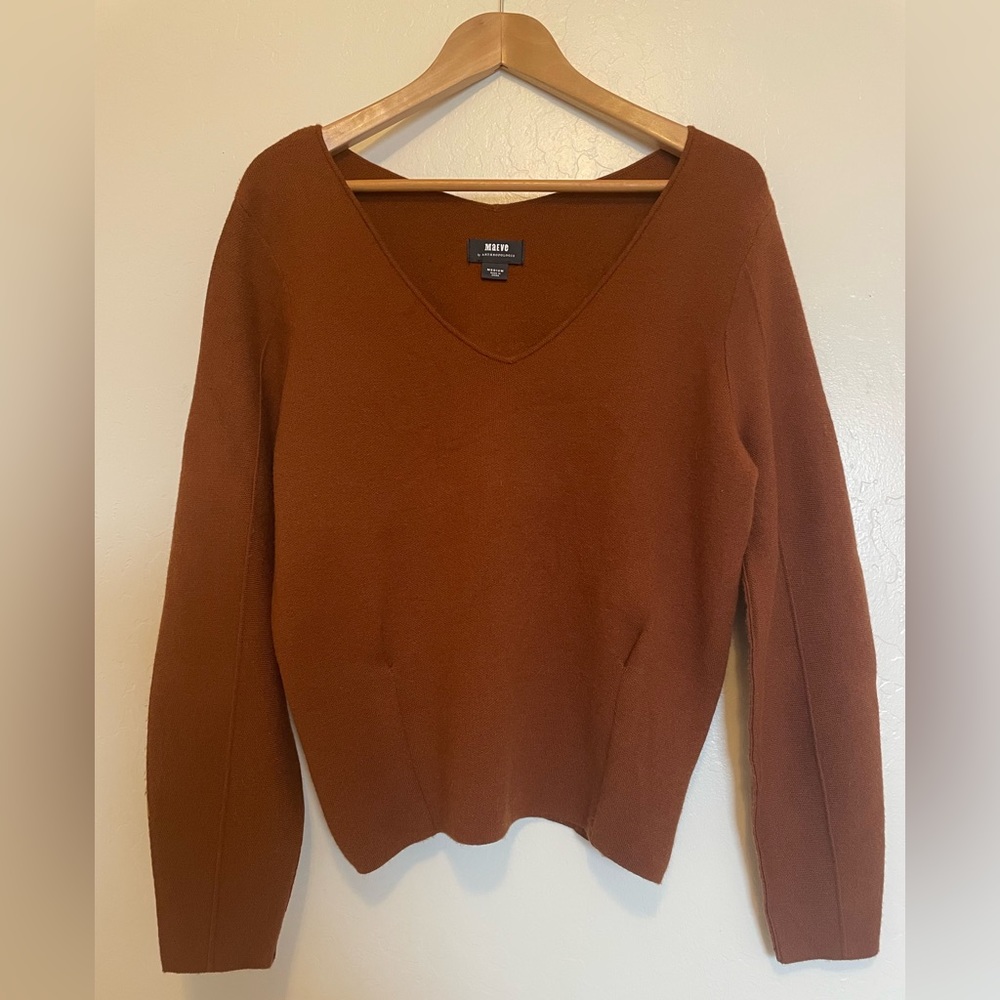 Maeve by Anthropologie Brown Sweater